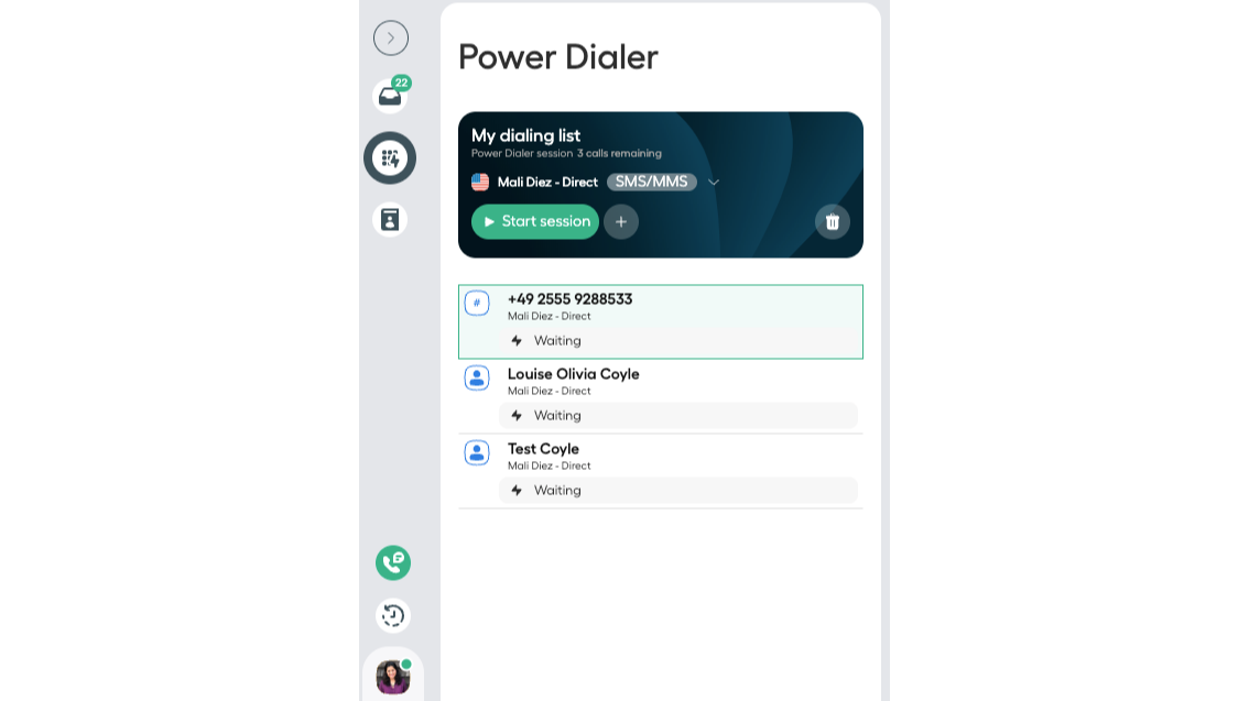 Outbound: Power Dialing, Caller Insight Cards & click-to-call